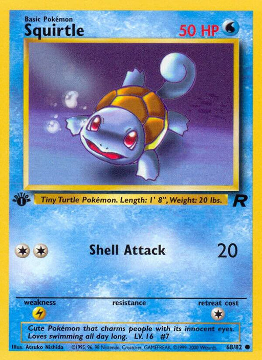 Squirtle Common Team Rocket 68/82 LP