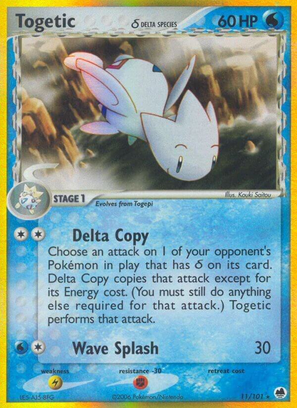 Togetic (Delta Species) Holo Rare Dragon Frontiers 11/101 NM