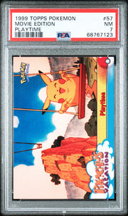 Movie Edition Topps Pokemon The Movie Edt 57 NM PSA 7