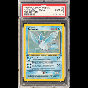 Articuno PSA 10 1999 Front