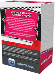 Pokémon trading card game booster bundle packaging with text and branding.
