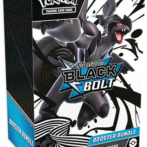 Pokémon Trading Card Game booster bundle packaging featuring Black Bolt.