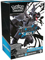 Pokémon Trading Card Game booster bundle packaging featuring Black Bolt.