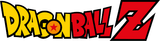 Dragon Ball Z logo with bold yellow, red, and black text.