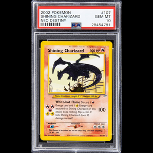 2002 Pokemon Neo Destiny #107 Shining Charizard - PSA GEM MT 10