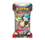 Pokémon Trading Card Game booster pack with characters on a white background
