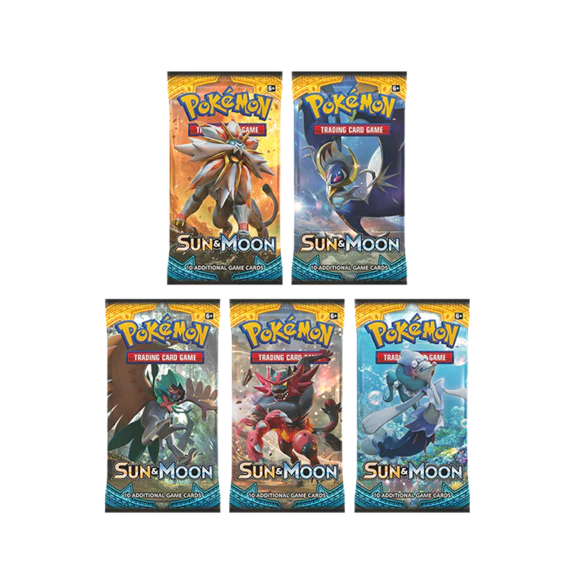 Sun and Moon Base Booster Full Set Artwork