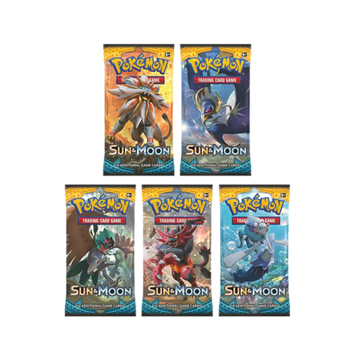 Sun and Moon Base Booster Full Set Artwork