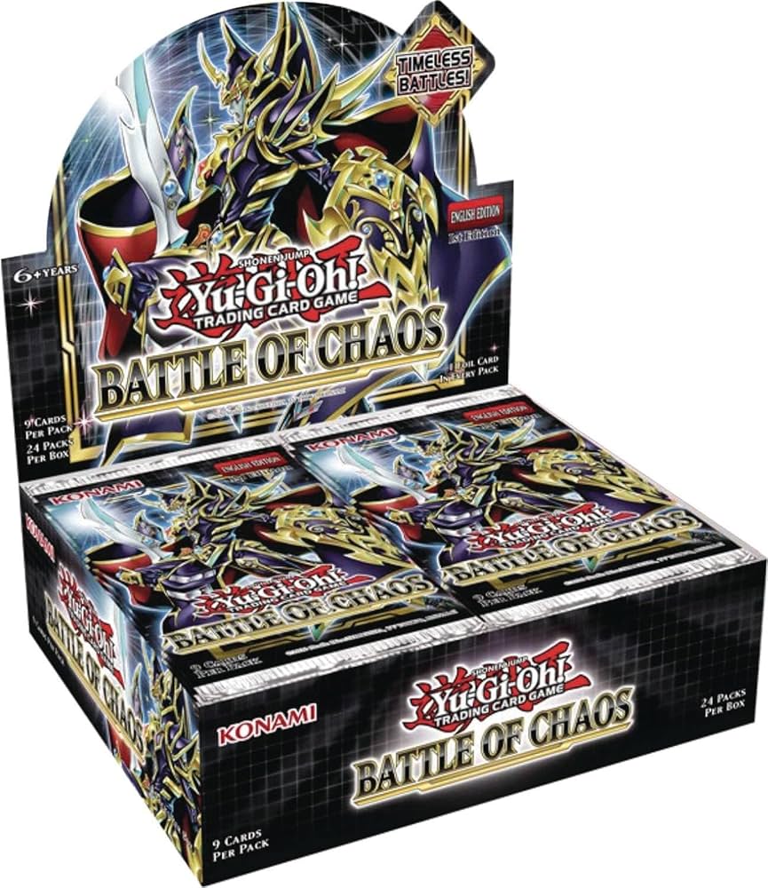 YuGiOh Battle Of Chaos Booster Box image with art work