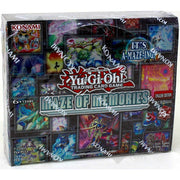 Yu-Gi-Oh! trading card game packaging with colorful artwork and Konami branding.