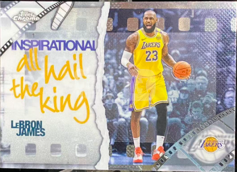 2025-26 Topps Chrome LeBron James Inspirational “All Hail the King” IP-1 – Lakers