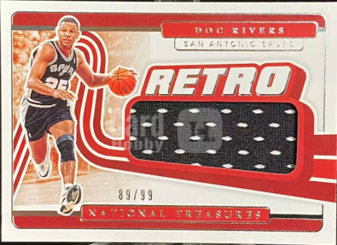 2020-21 Panini National Treasures Doc Rivers Retro Materials Jersey /99 – 89/99