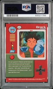 Brock Topps Pokemon Series 1 Character Cards TV4 NM PSA 6 (Back)