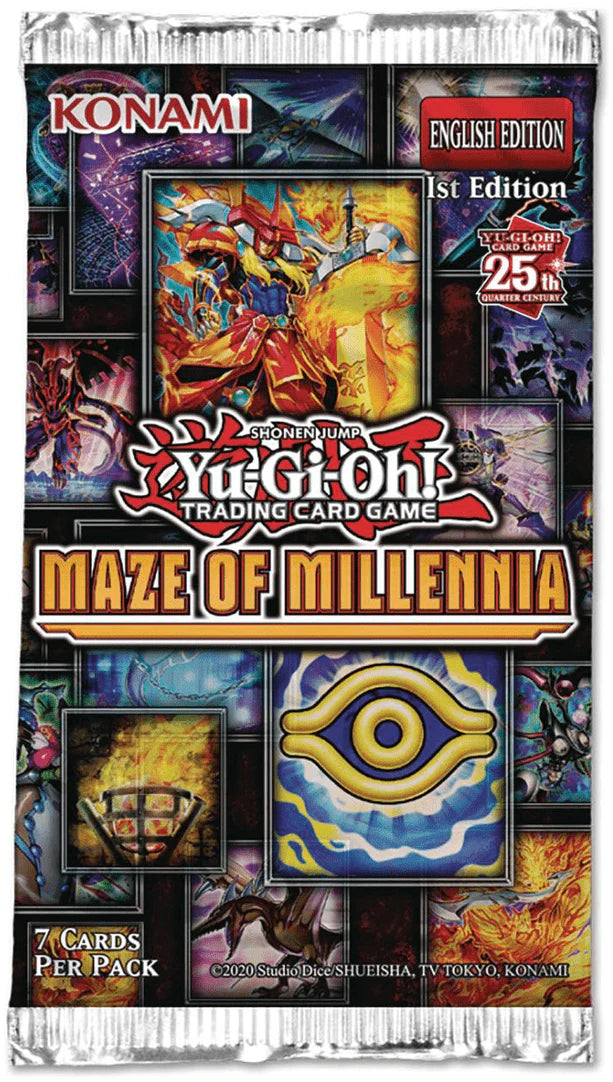 Yu-Gi-Oh! Trading Card Game packaging with artwork and branding
