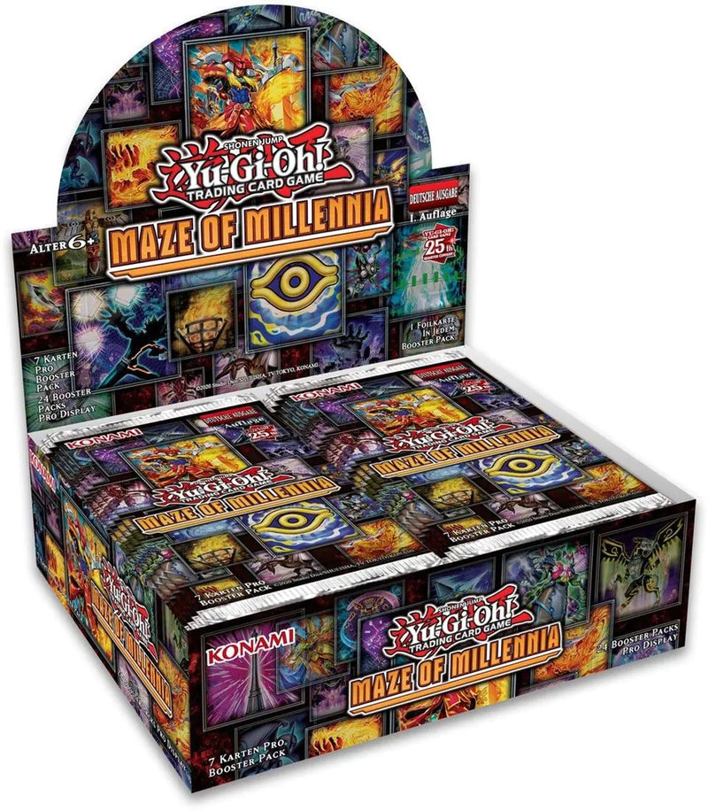Yu-Gi-Oh! Trading Card Game box with various card images on a white background